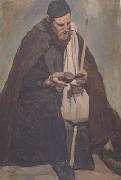 Jean Baptiste Camille  Corot Moine italien assis (mk11) oil painting artist